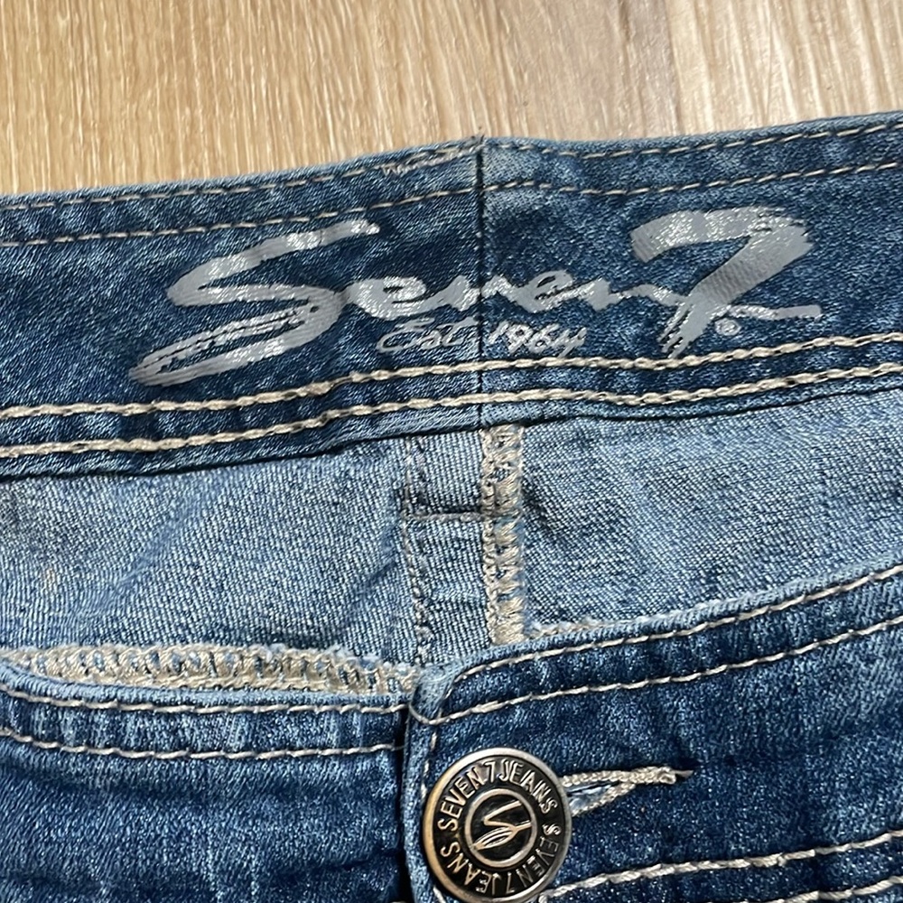 Women’s Seven 7 Luxe straight jeans size 20 - Picture 2 of 6